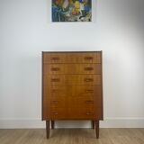 Teak chest of drawers