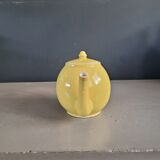 Old yellow porcelain teapot - 0.7L - Ref 890
