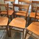 Lot of 12 vintage bistro chairs