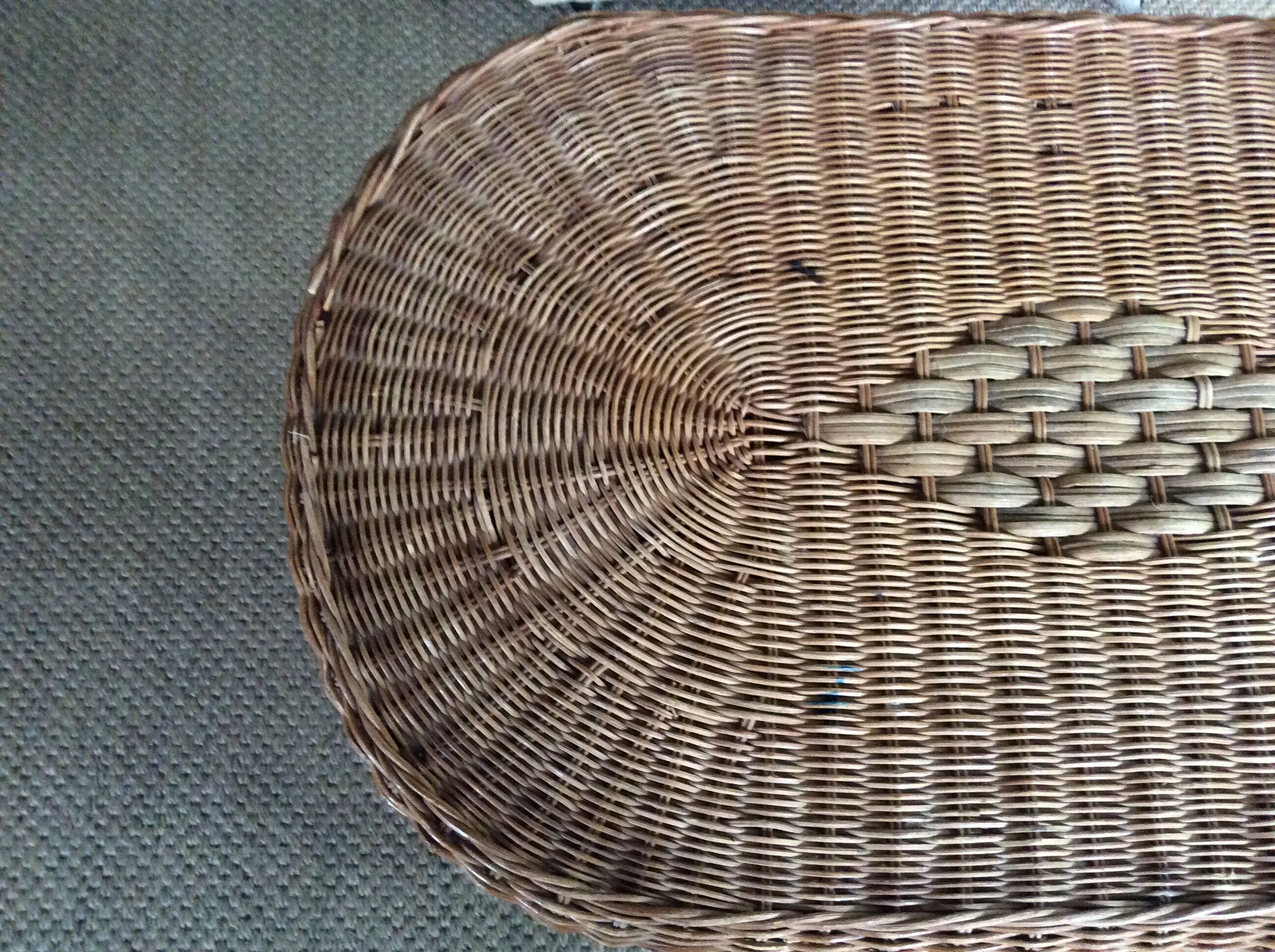 Rattan coffee table
