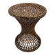 Tabouret Tam Tam en rotin et cannage années 60 70