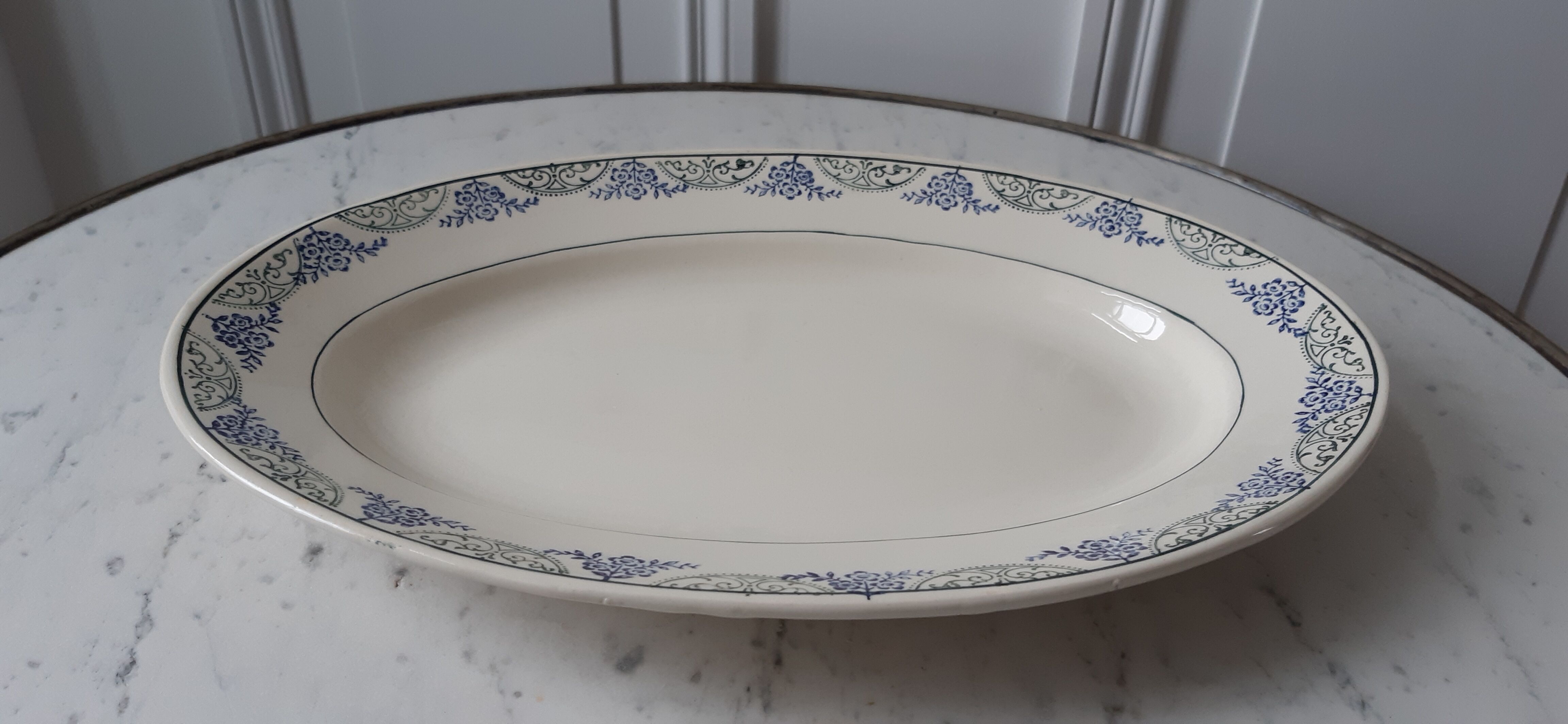 Flat oval Moulin des Loups Terre de Fer