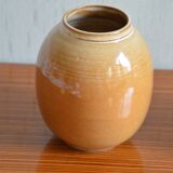 Small varnished sandstone vase