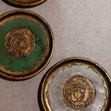 Set of 6 vintage coasters