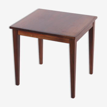 Table d'appoint de bois de rose ou table d’côté des années 60
