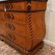 Swiss style marquetry commode – Carrara marble top