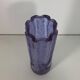 Vase en verre de Murano satin violet vintage italien, années 1970
