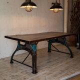 Industrial Bamford table workbench top