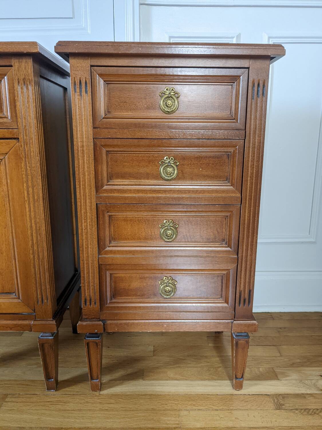 Louis XVI chiffonier and small furniture set