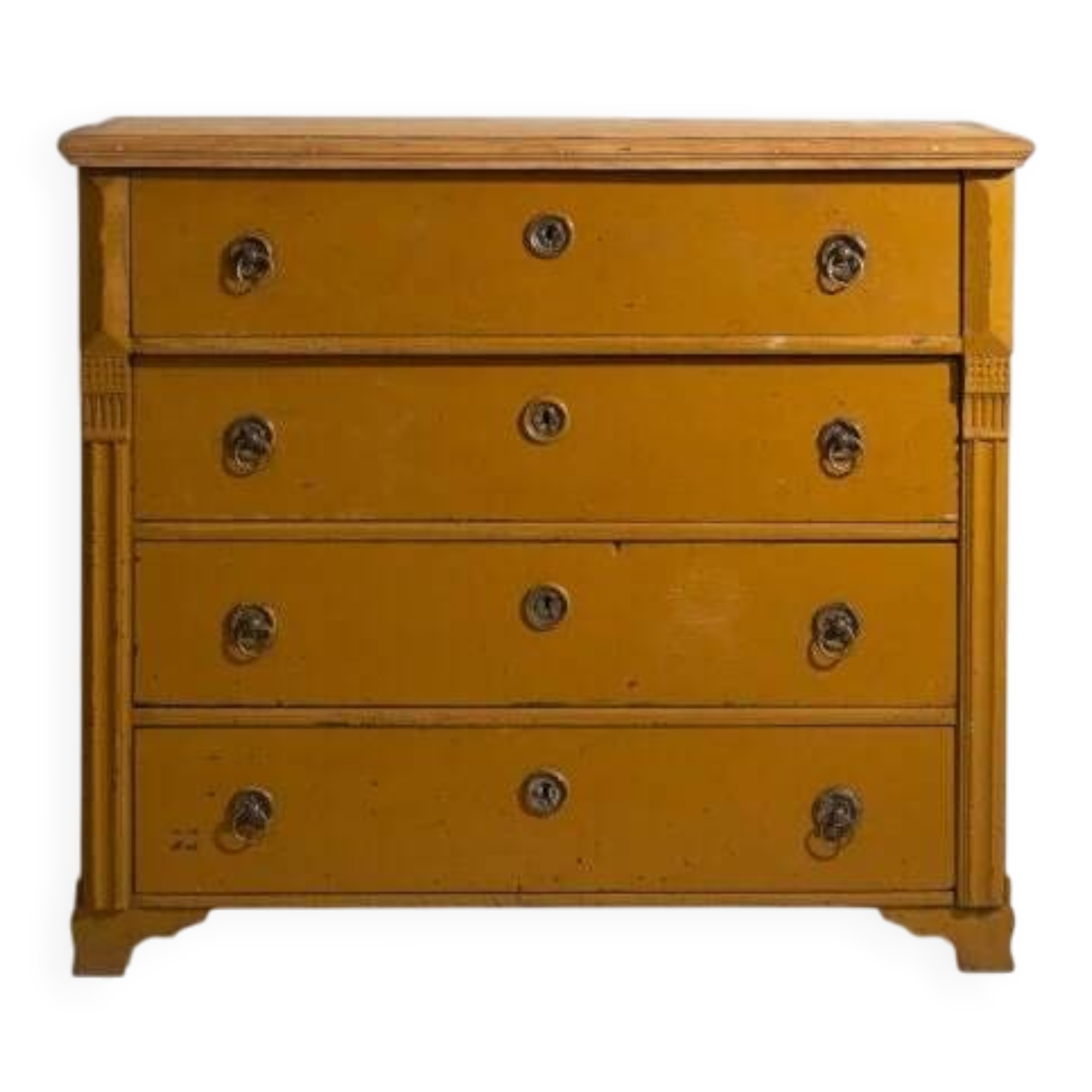 Large antique four-drawer chest (circa 1920)