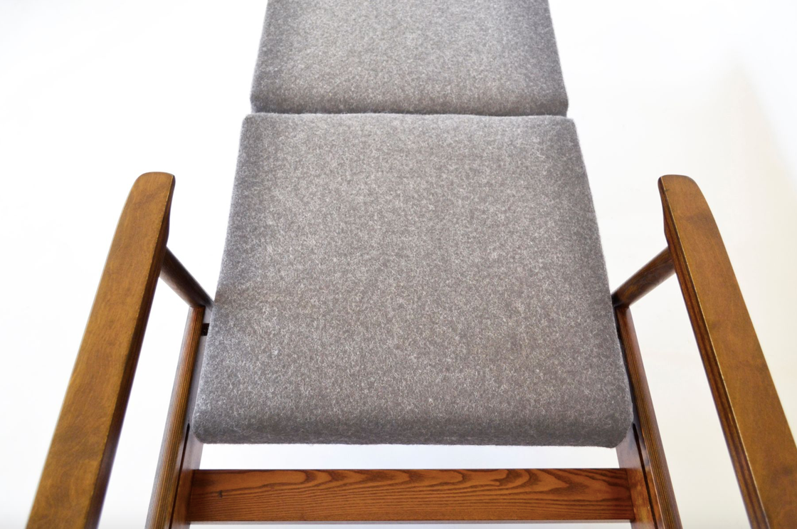 Convertible armchair by V. E. Cukermanienė for Vilniaus Baldų Kombinatas, 1964