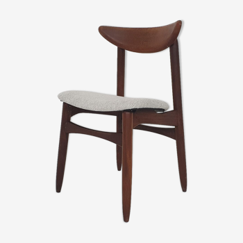 Solid teak Danish dining chair, Denmark 1950's