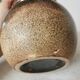 Vintage Fat Lava Vase: West German Brown Glazed Ceramic, Retro Boho Decor