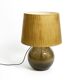 Grande lampe de table Putzler élégante des années 1970 avec corps en verre illuminé.