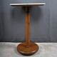 Walnut and marble gueridon, Restoration style – early 20th century