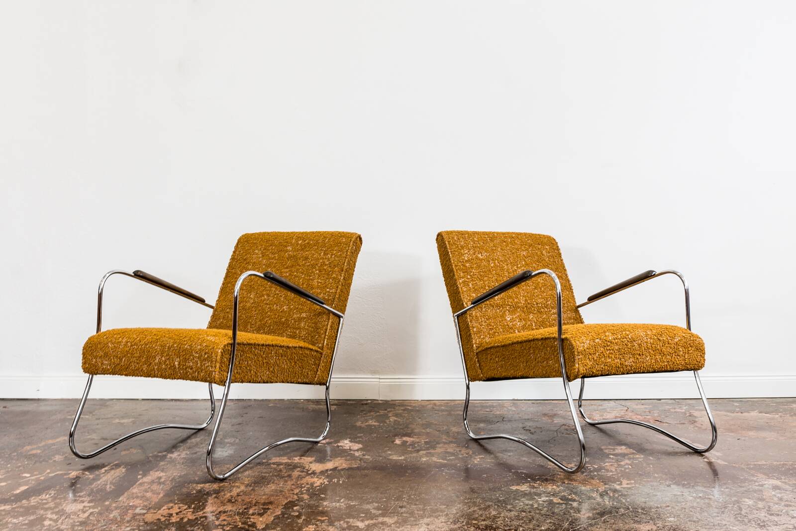 Fauteuils de style Bauhaus, années 1950, Pologne