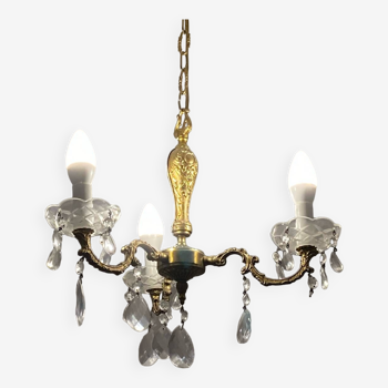 3 Branch Tassel Chandelier