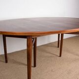 Very large Danish extendable dining table in rosewood model 212 by Arne Vodder for Sibast