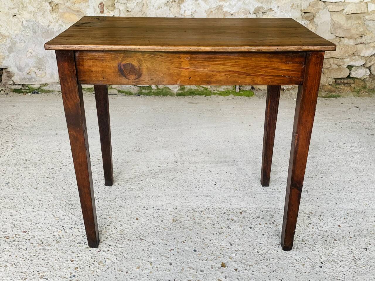 Wooden farmhouse console, circa 40's/50's