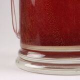 Vase vintage en verre de Murano Italie années 1970 original