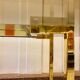 Belgo chrome dining table from the 70s with smoked glass