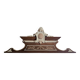 Old cornice in French neoclassical Louis XVI style.