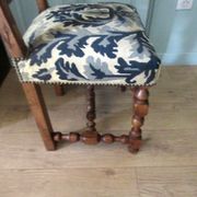 Series of 6 Louis XIII style chairs, in walnut