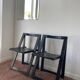 Pair of folding chairs Trieste attributed to Aldo Jacober – design i