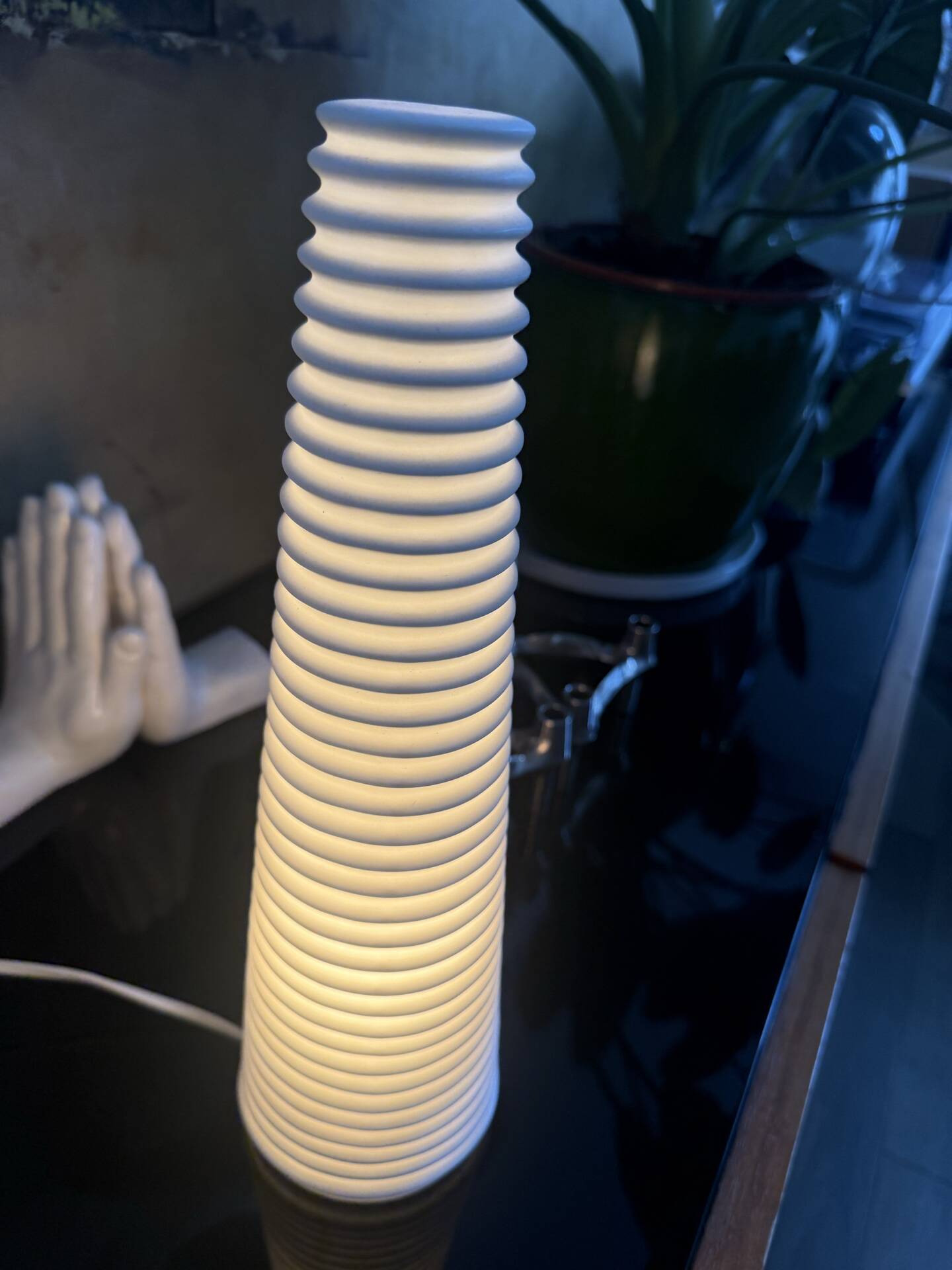 Bista Vintage Desk Lamp in Porcelain