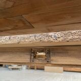 XL central island workbench oak