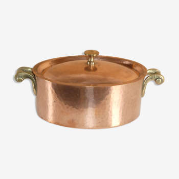 Copper soup bowl