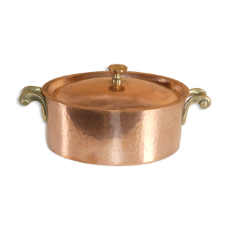 Copper soup bowl