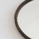 Iron wrought arch mirror, handcrafted, 1960s-70s.
