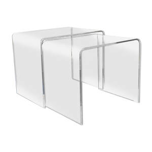 Tables gigognes acrylique