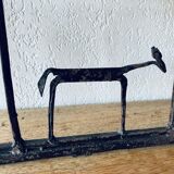 Mirror in ironwork of art