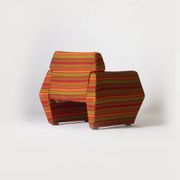 Set of 2 unique spaceage chairs produced by Olsztyńskie Fabryki Mebli, Poland, 1970s