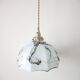 Suspension en opaline bleue