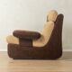 2x Space Age armchair set from the 1970s in velour