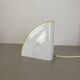 Minimalist White and Yellow Murano Glass Table Lamp by De Majo, Italy 1970s