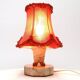 Art Deco stone table lamp, Czechoslovakia, 1930s