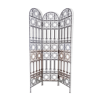 Wrought iron screen orientalist style