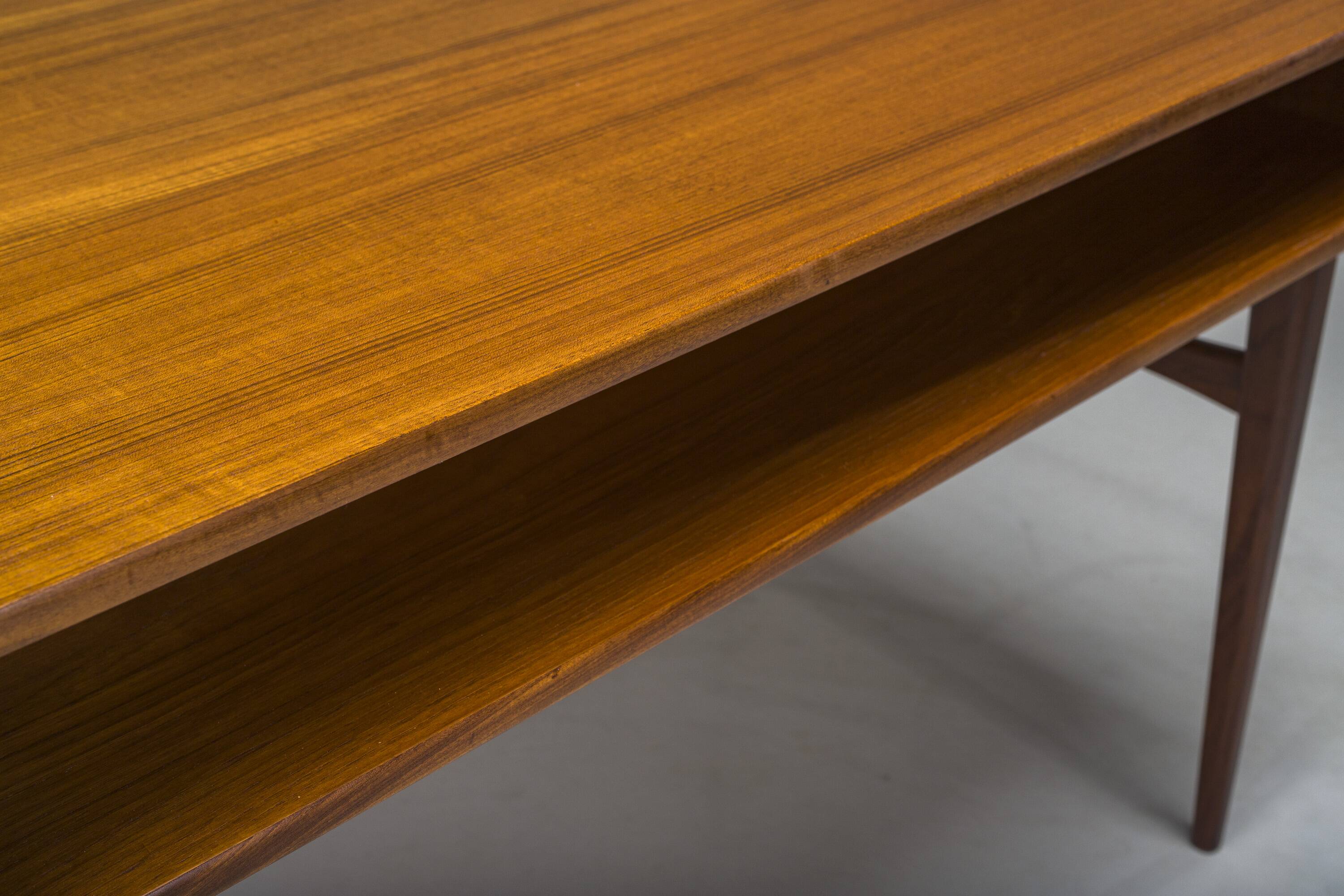 Mid-Century Teak Desk attributed to Bartels Works, 1960s