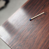 Bibliothèque en palissandre, design danois, années 70, production: Hjørnebo