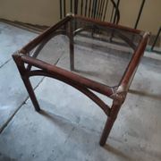 Side table, rattan accent table