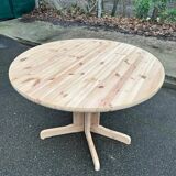 Round extendable dining table Rainer Daumiller for Hirtshals Sawaerk 145