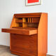 Teak Secretary Dyrlund Denmark Mid Century Desk