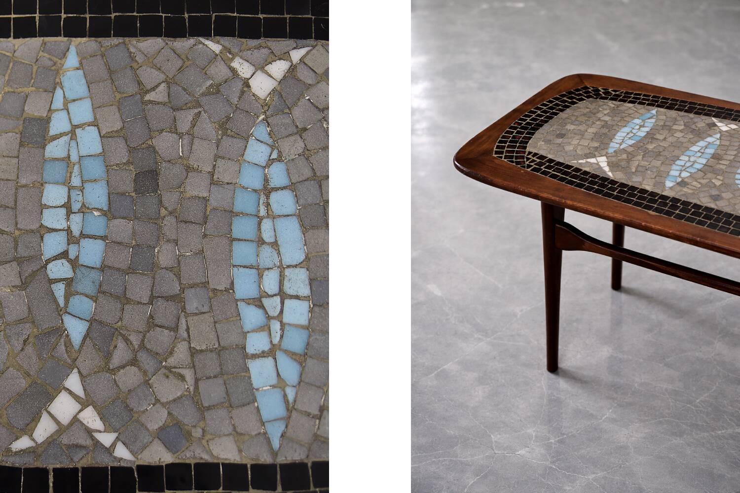 Vintage Mid-Century Scandinavian Modern Beech Coffee Table from Ejm, 1960s