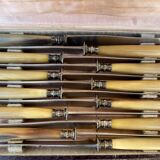 Lot of old horn knives late nineteenth early twentieth Paris