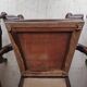 3 fauteuils chippendale en chêne massif, XIXème siècle