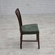 1960s, set of 6 Danish dining chairs, furniture wool, oak wood.